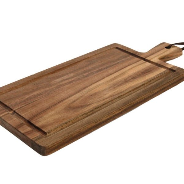 Akacjowa deska do serwowania Z RĄCZKĄ ACACIA serie serving board HANDY 24501950