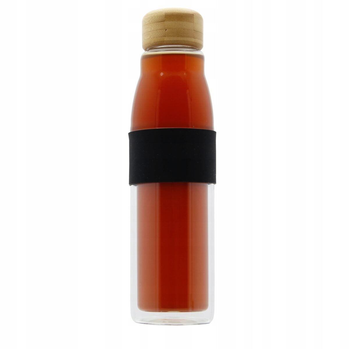 BUTELKA TERMICZNA SZKLANA KUBEK EKO 450 ml BIDON ZE SZKŁA PODWÓJNEGO, zdjęcie 3