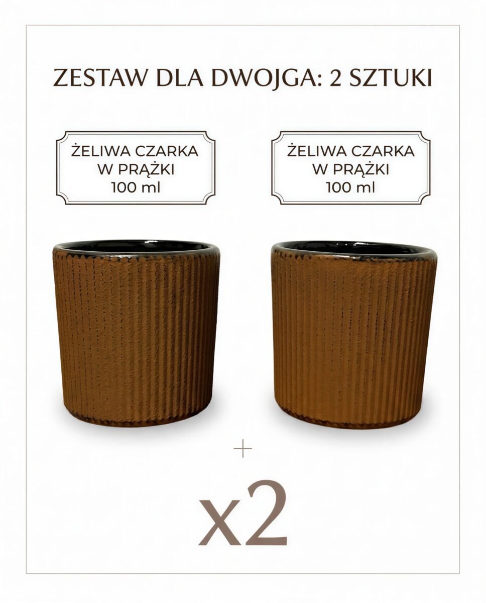 CZARKI FILIŻANKI ZESTAW DO PODAWANIA HERBATY I ZIÓŁ100 ML 2 sztuki BRĄZOWE, zdjęcie 11