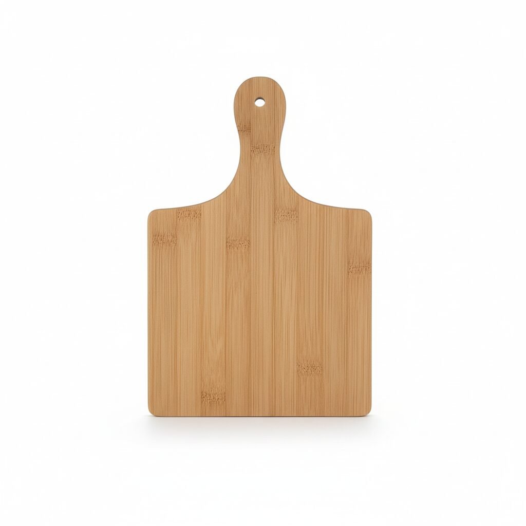 DESKA DO KROJENIA JEDZENIA I SERWOWANIA DAŃ BAMBUS NATURALNY 30×20×1,5 CM
