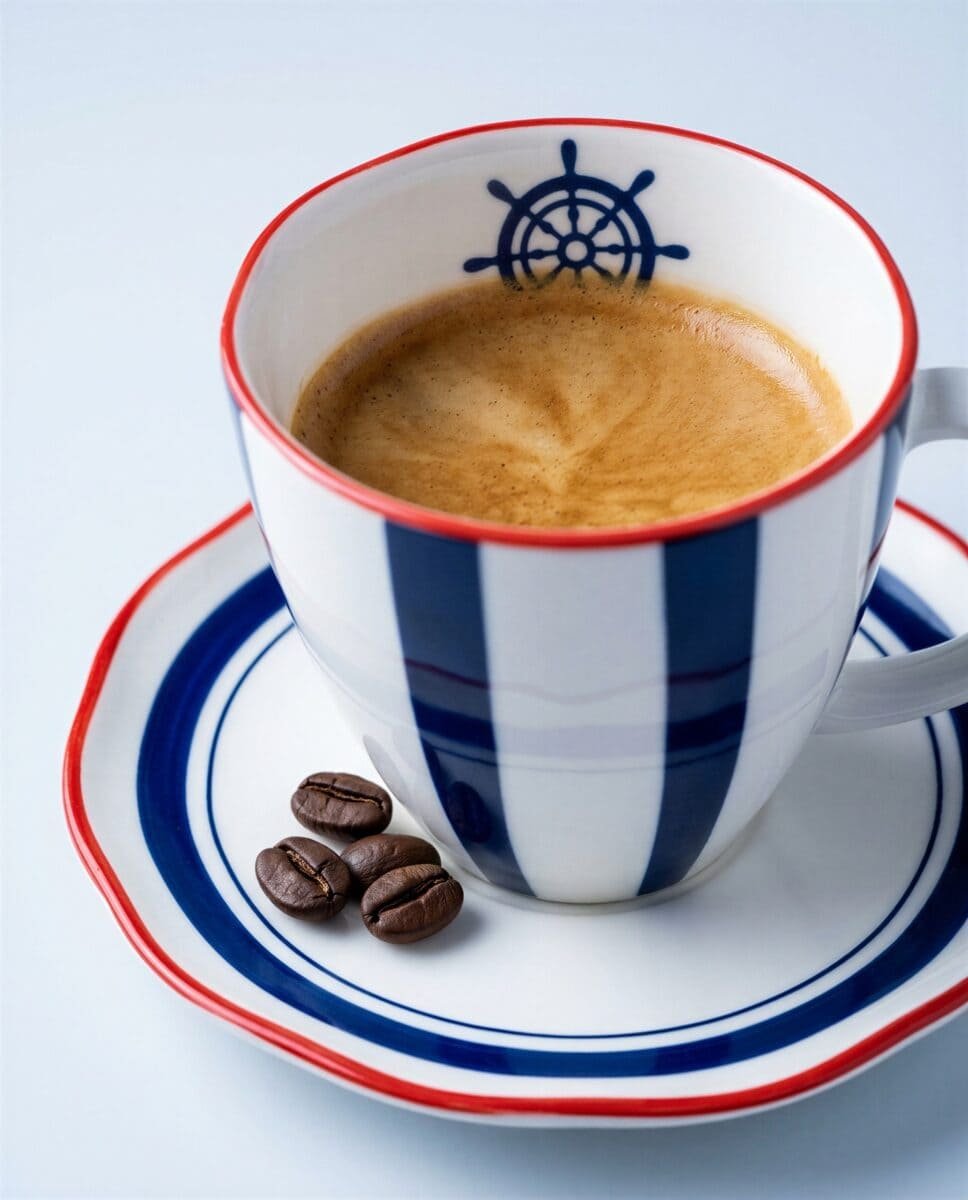FILIŻANKA ZE SPODKIEM DO KAWY ESPRESSO CERAMICZNA 120ml ZESTAW KAWOWY DLA 1, zdjęcie 6