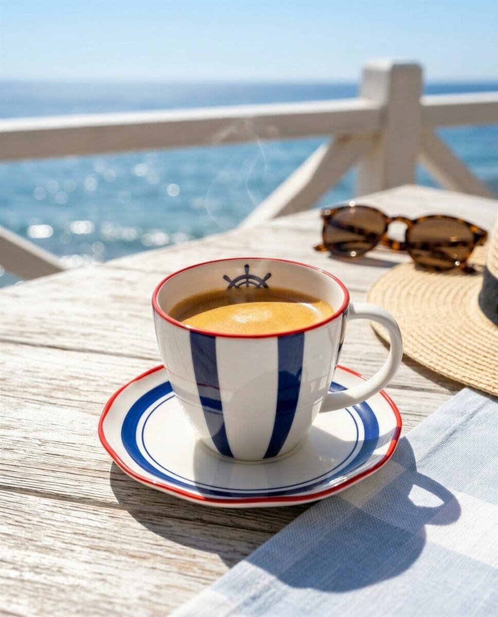 FILIŻANKA ZE SPODKIEM DO KAWY ESPRESSO CERAMICZNA 120ml ZESTAW KAWOWY DLA 1, zdjęcie 8