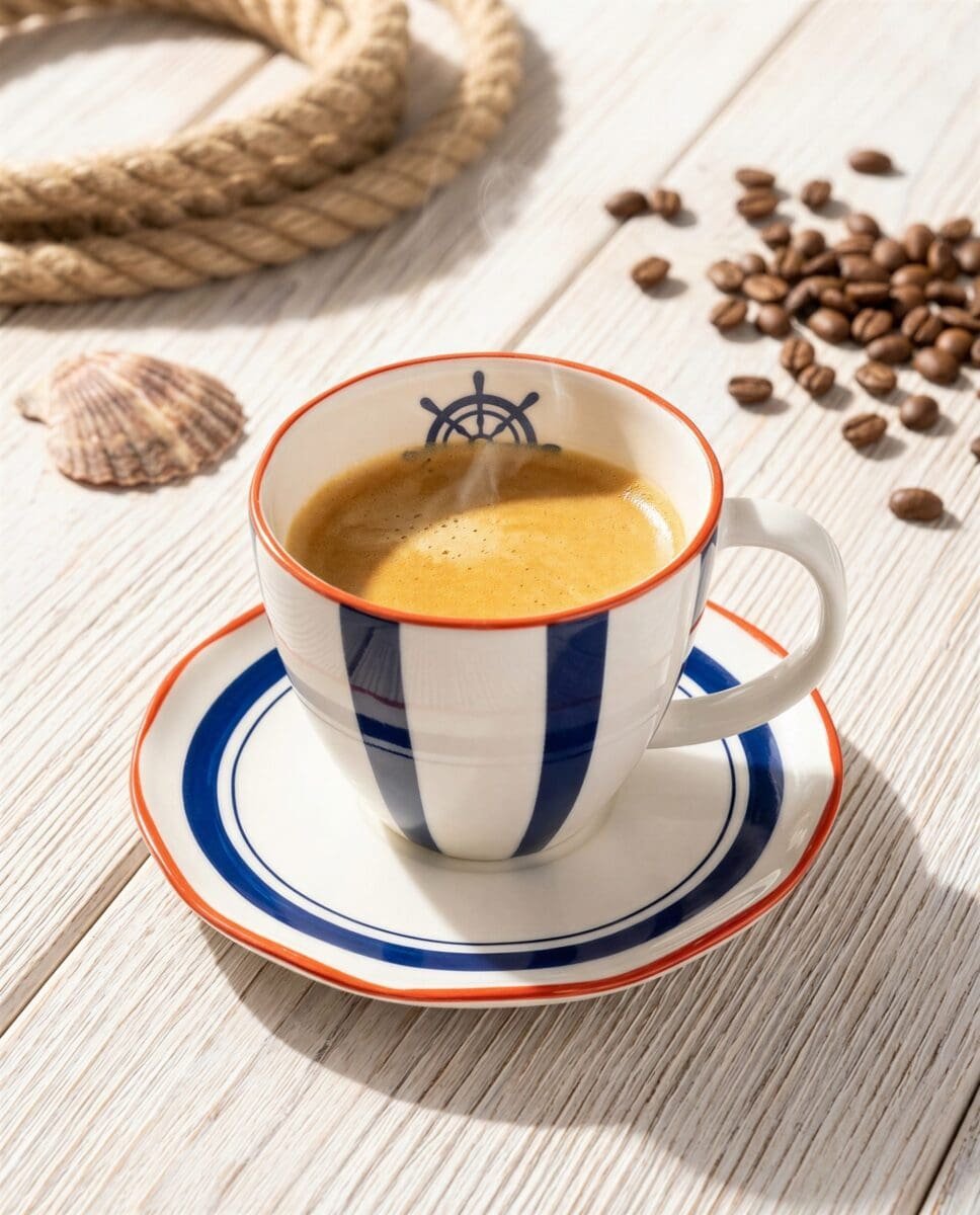 FILIŻANKA ZE SPODKIEM DO KAWY ESPRESSO CERAMICZNA 120ml ZESTAW KAWOWY DLA 1, zdjęcie 10