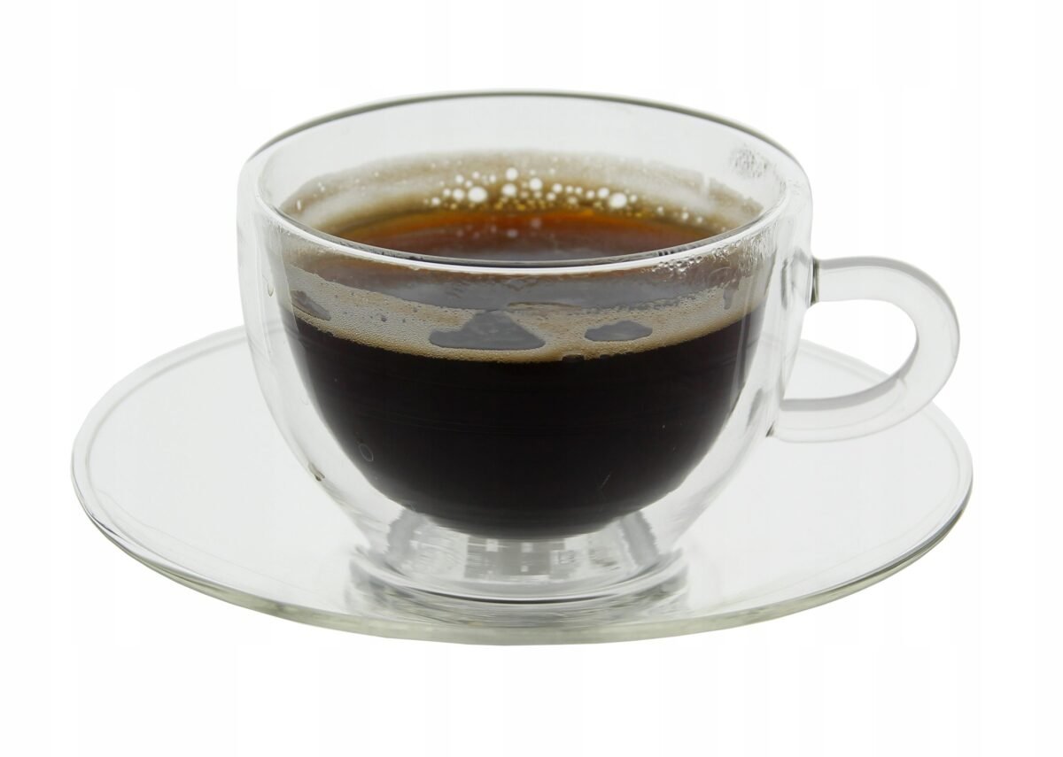 FILIŻANKI DO KAWY HERBATY 2 SZTUKI Z PODSTAWKIEM SZKLANKI TERMICZNE 250ml