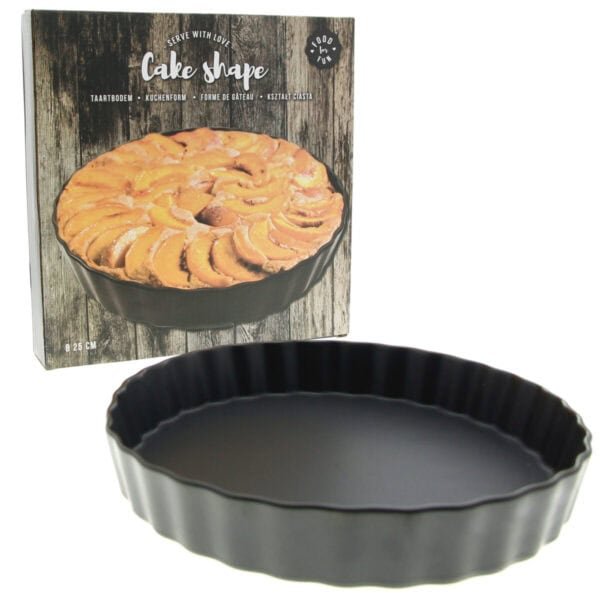 FORMA DO PIECZENIA TARTY CIAST PIZZY CERAMICZNA FOREMKA ŻAROODPORNA