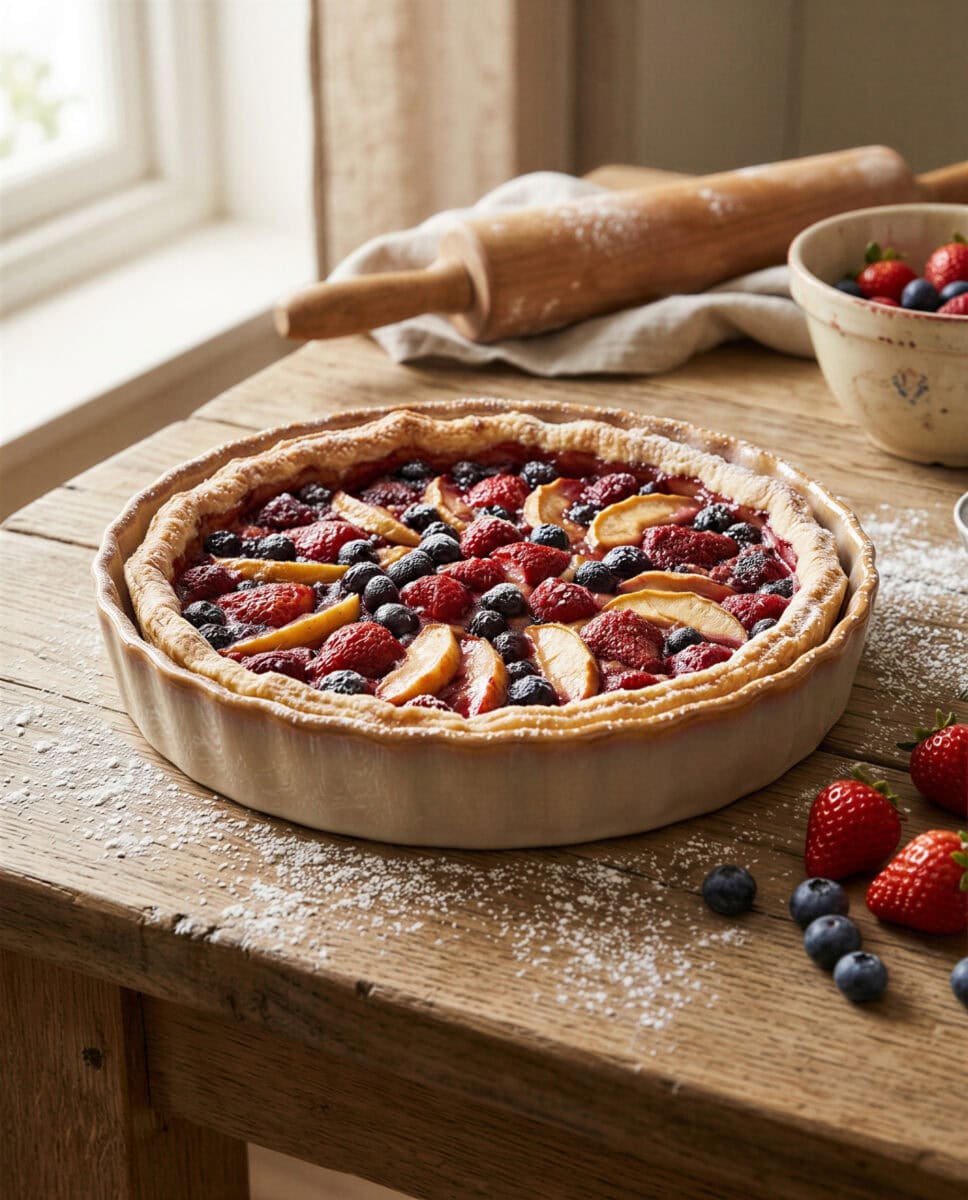 FORMA DO PIECZENIA TARTY CIASTA MAZURKA CERAMICZNA Ø26 CM ŻAROODPORNA