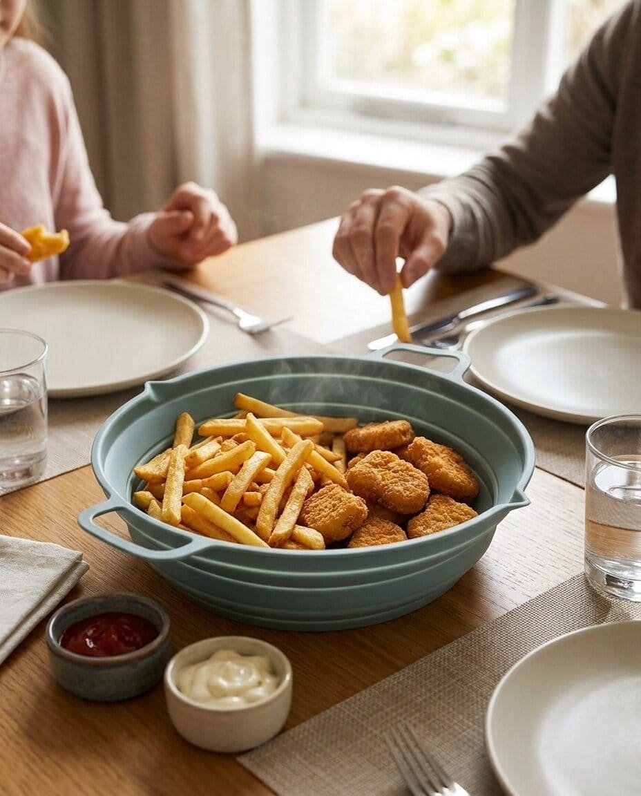 FORMA SILIKONOWA DO AIR FRYER WKŁAD FRYTKOWNICY BEZTŁUSZCZOWEJ 19CM, zdjęcie 8