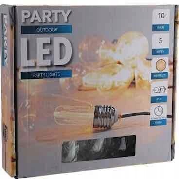 GIRLANDA ŻARÓWKI LED LAMPKI ŁAŃCUCH SZNUR NA 230V