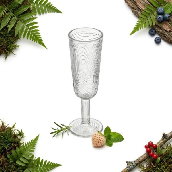 KIELISZEK DO SZAMPANA WODY WINA 150ml PRZEZROCZYSTE SZKŁO DO ZMYWARKI Ø6 CM