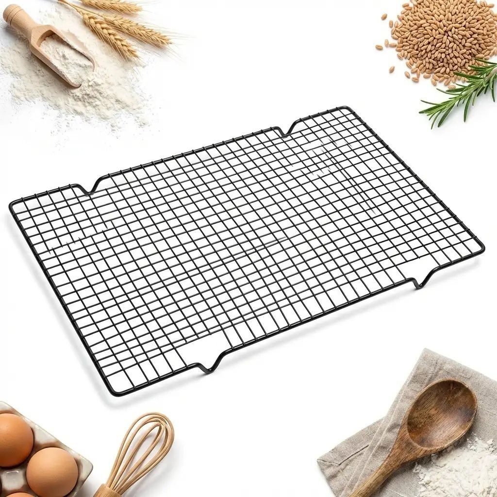 KRATKA DO STUDZENIA CHLEBA PIECZYWA PUDROWANIA CIASTA 40,5×25,4 CM STALOWA, zdjęcie 2