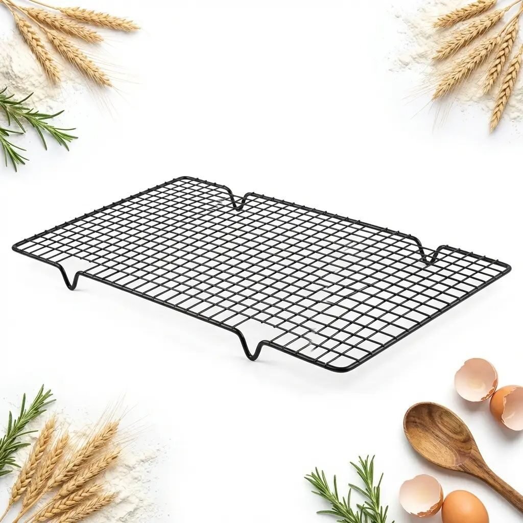 KRATKA DO STUDZENIA CHLEBA PIECZYWA PUDROWANIA CIASTA 40,5×25,4 CM STALOWA, zdjęcie 13