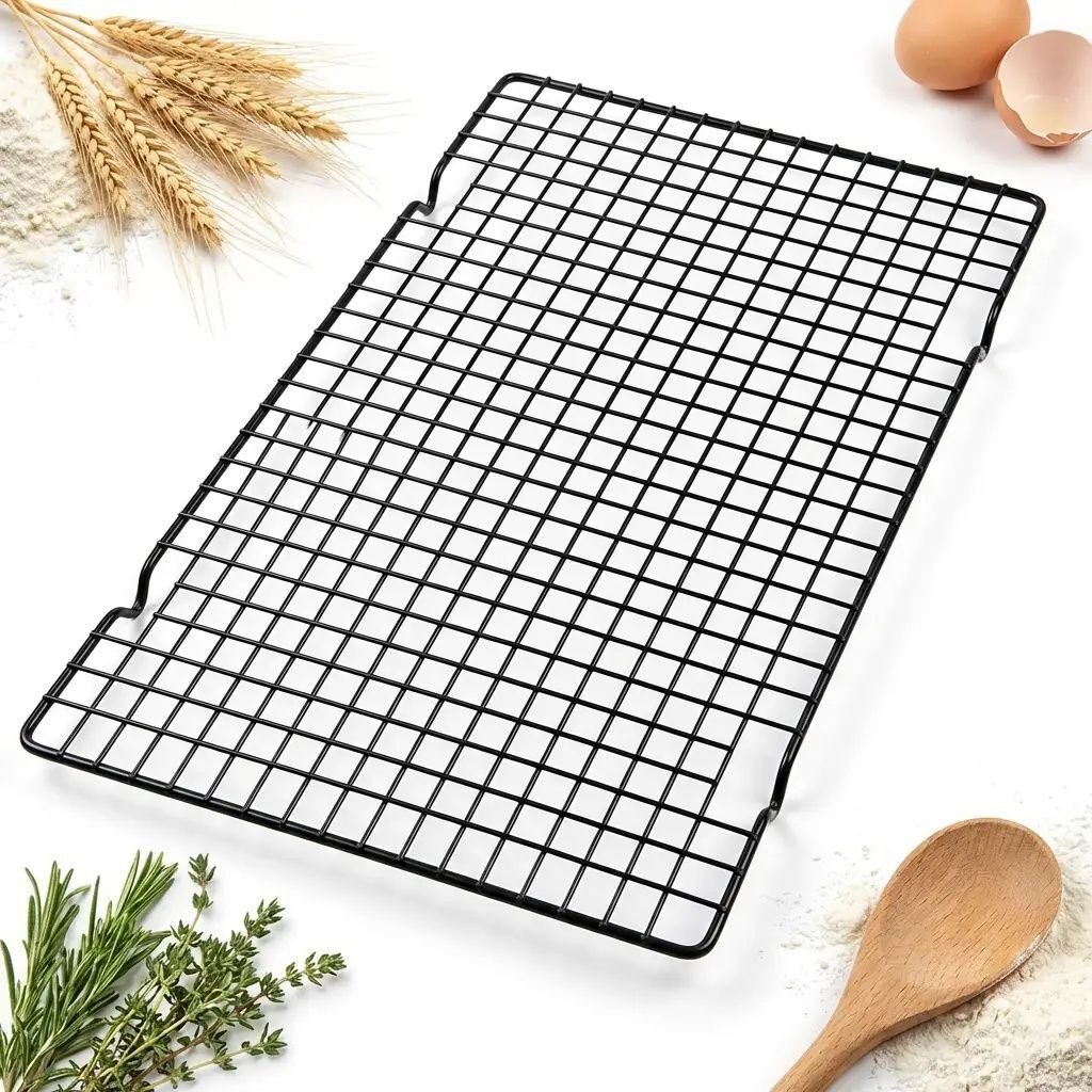 KRATKA DO STUDZENIA CHLEBA PIECZYWA PUDROWANIA CIASTA 40,5×25,4 CM STALOWA, zdjęcie 15