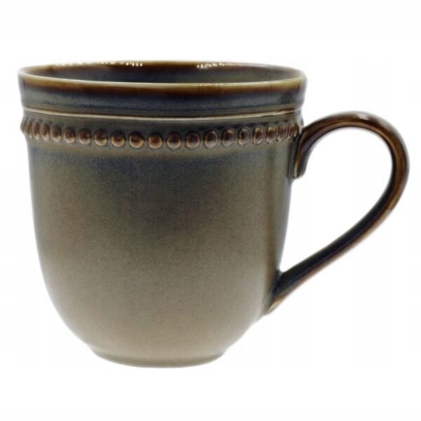 KUBEK CERAMICZNY DO KAWY HERBATY BALLES 360 ml BRĄZOWY