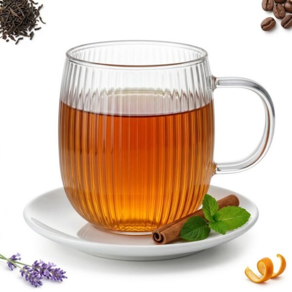KUBEK SZKLANKA DO KAWY HERBATY WODY CZEKOLADY 350 ML PRZEZROCZYSTA ZMYWARKA