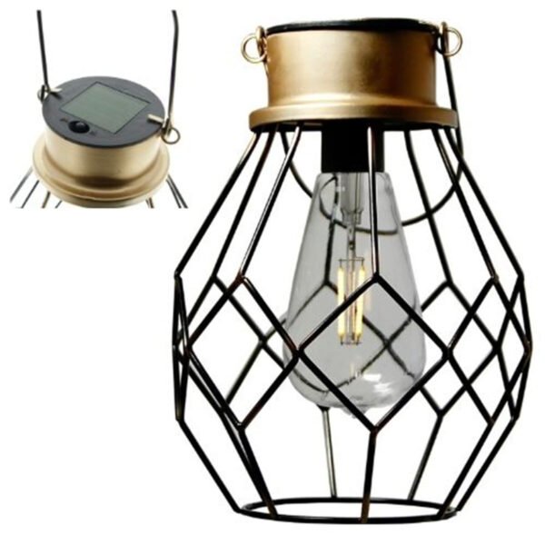 LAMPA SOLARNA OGRODOWA LAMPION BALKONOWY LED SOLAR LOFT ZEWNĘTRZNY