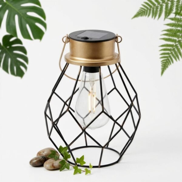 LAMPA SOLARNA OGRODOWA LAMPION LOFT STAKOWY LED NA BALKO TARAS SOLAR