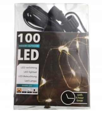 LAMPKI ZEWNĘTRZNE ŁAŃCUCH LED GIRLANDA LEDOWA 230V