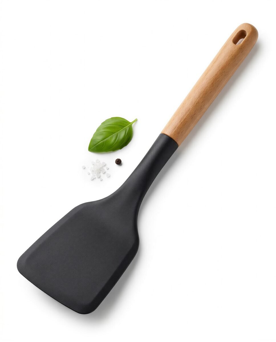 ŁOPATKA SZPATUŁKA KUCHENNA AŻUROWA CZARNA 34 CM DO NACZYŃ NIEPRZYWIERAJĄCYC, zdjęcie 12