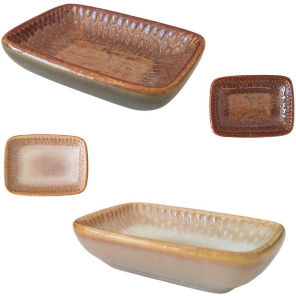 MISECZKA POJEMNIK DO SOSU DIPÓW SOSJERKA PROSTOKĄTNA CERAMICZNA 30ML