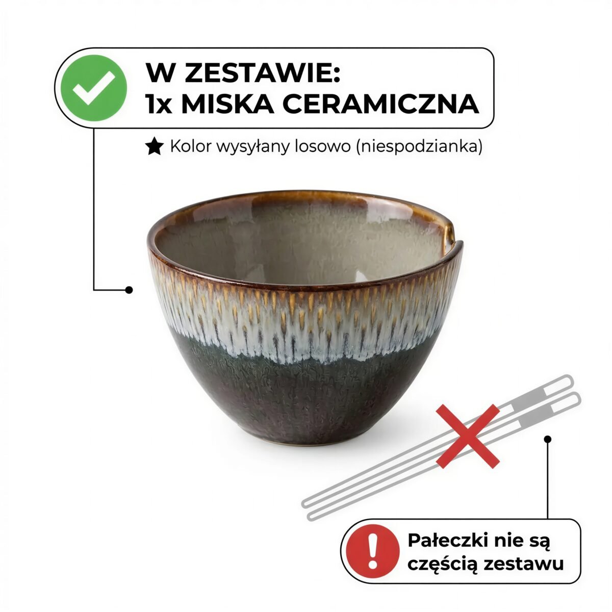 MISKA CERAMICZNA DO ZUPY RAMEN 0,7L TALERZ GŁĘBOKI OBIADOWY DESERÓW Ø16 CM, zdjęcie 11