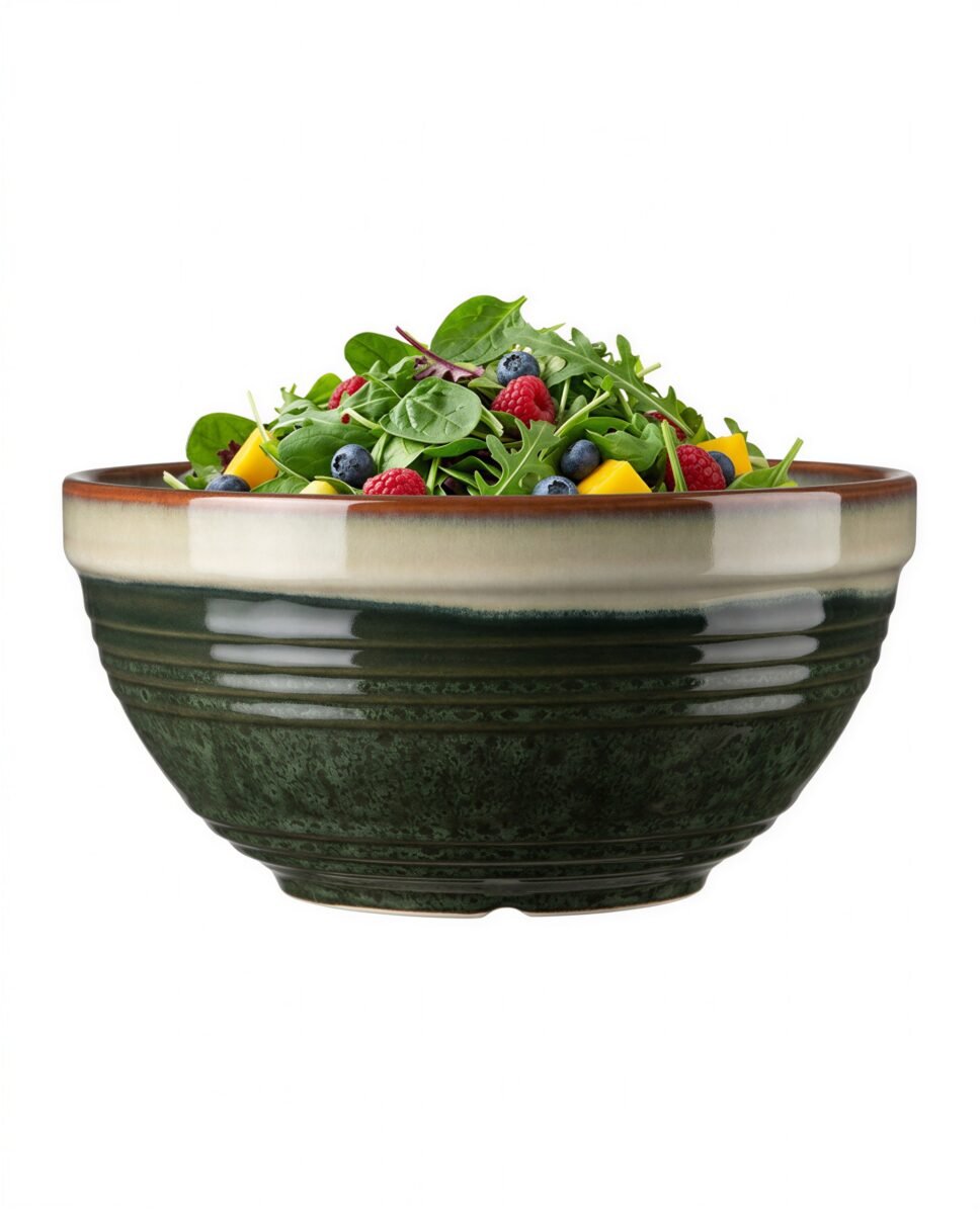MISKA DUŻA CERAMICZNA WIELOKOLOROWA MISKA SAŁATKOWA WAZA DO ZYUPU 22 CM, zdjęcie 5