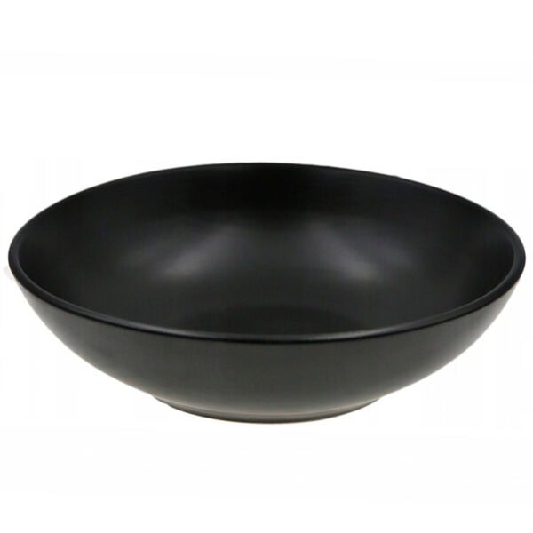 MISKA TALERZ DO ZUPY ŚNIADANIOWA OBIADOWA 20 cm CZARNA CERAMICZNA