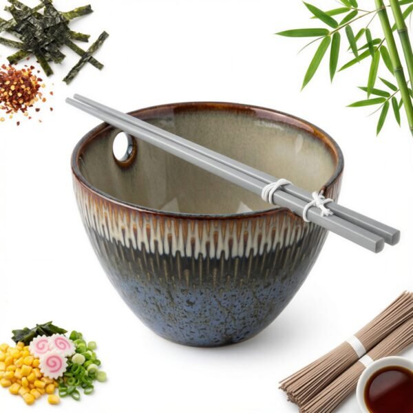 MISKA TALERZ GŁĘBOKI DO MAKARONU ZUPY RAMEN 700 ml MISECZKA OBIADOWA16 cm