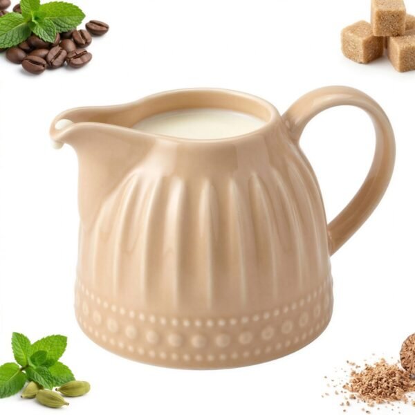 MLECZNIK DZBANEK CERAMICZNY DO MLEKA ŚMIETANKI 200 ML