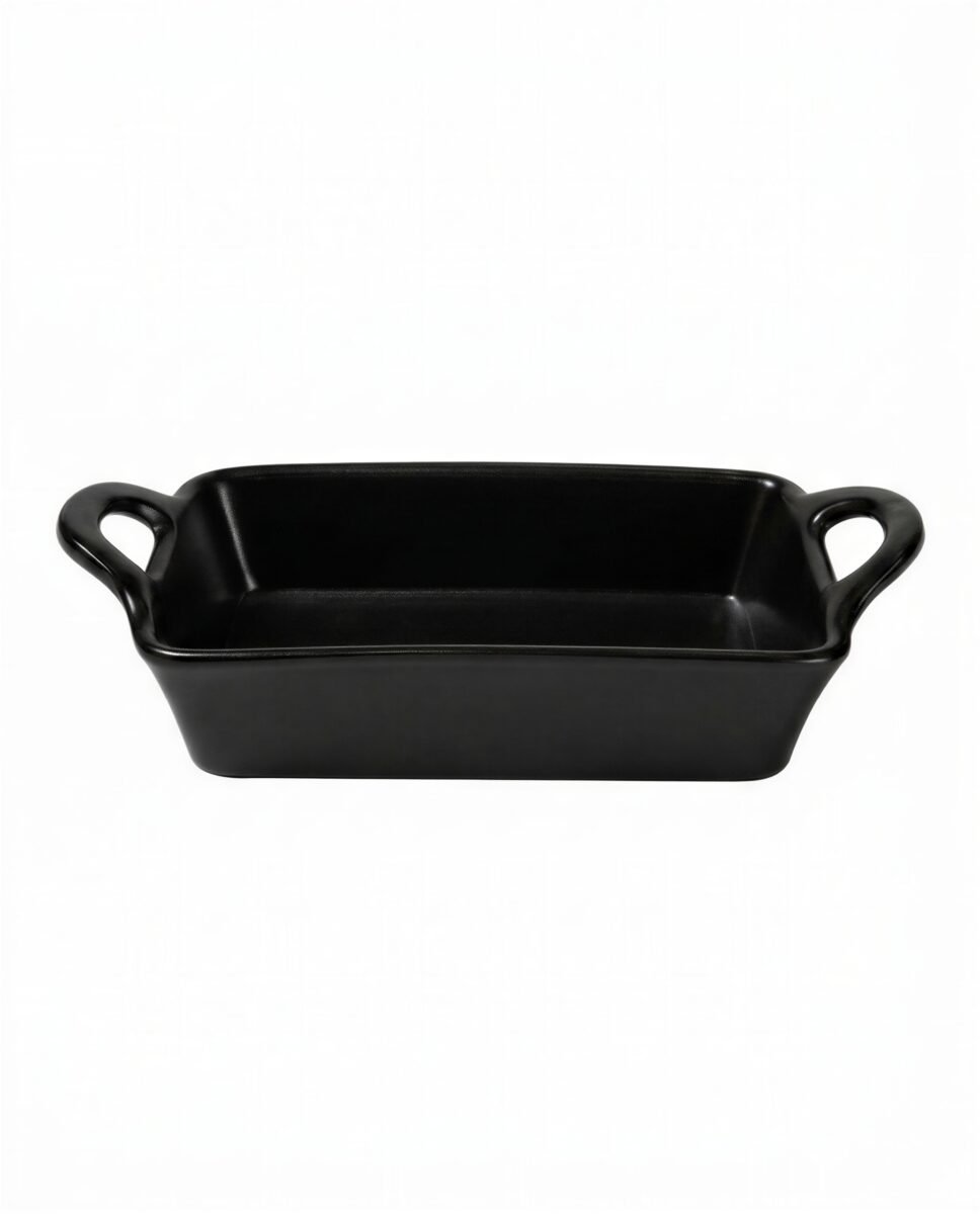 NACZYNIE ŻAROODPORNE FORMA DO PIECZENIA ZAPIEKANIA CERAMICZNA CZARNA 800 ML, zdjęcie 14