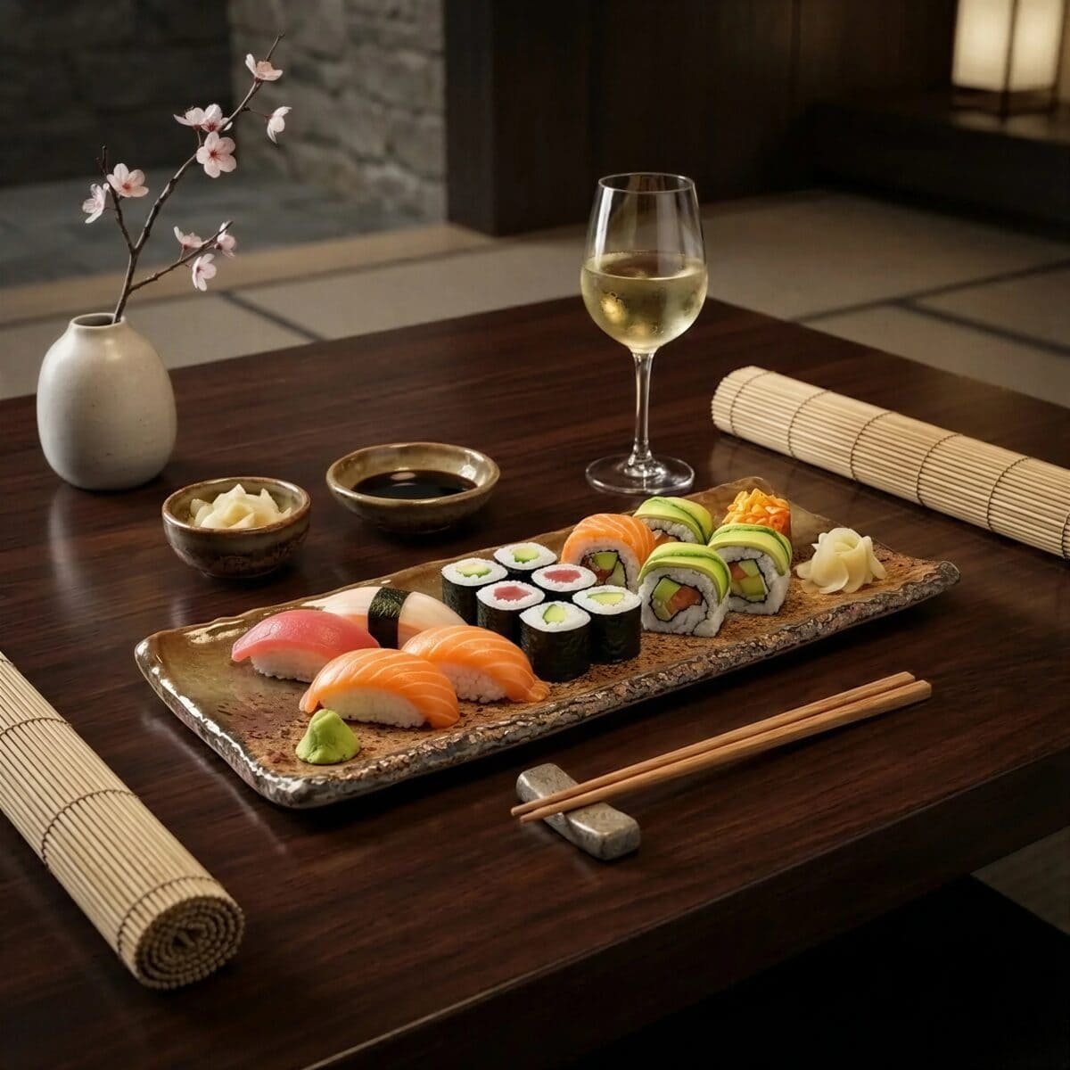 PATERA TALERZ PROSTOKĄTNY CERAMIKA DO SERWOWANIA SUSHI DESERÓW 30,5×10 CM, zdjęcie 2