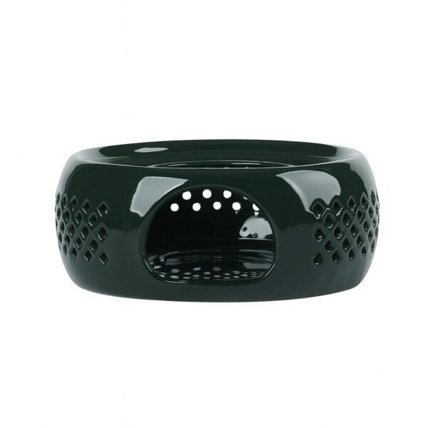 PODGRZEWACZ CERAMICZNY DO DZBNAKA CZAJNIKA NA ŚWIECZKĘ TEA LIGHT ZIELONY
