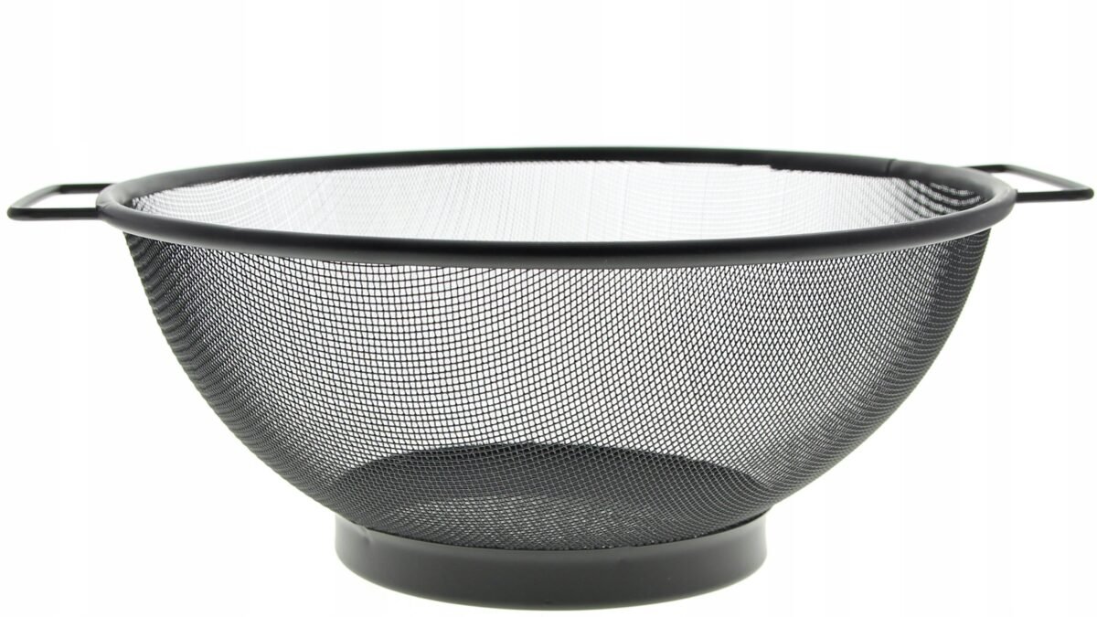 SITKO CZARNE CEDZAK DURSZLAK 25 CM STAL