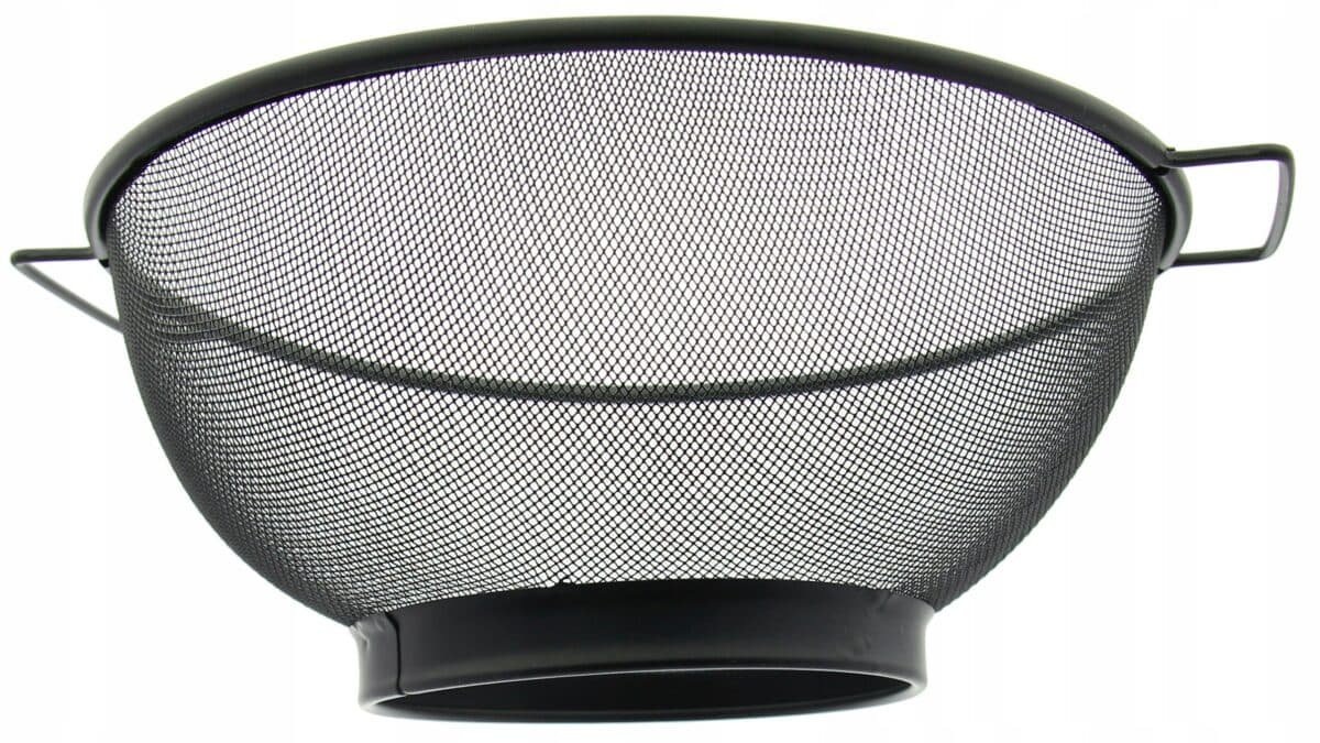 SITKO CZARNE CEDZAK DURSZLAK 25 CM STAL, zdjęcie 2