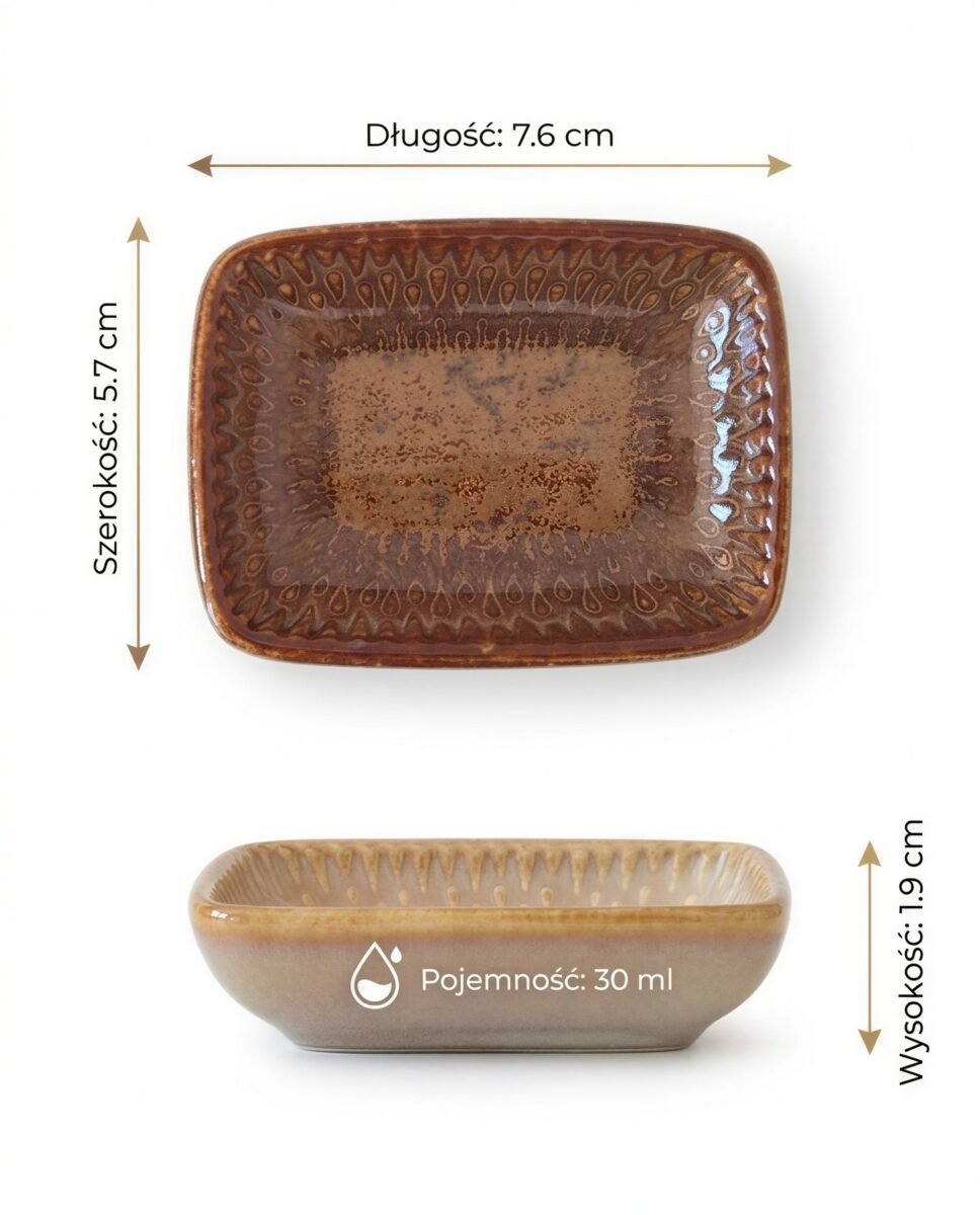 SOSJERKA MISECZKA CERAMICZNA DO DIPÓW SOSÓW 30 ML PRZYPRAW WIELOKOLOROWA, zdjęcie 9