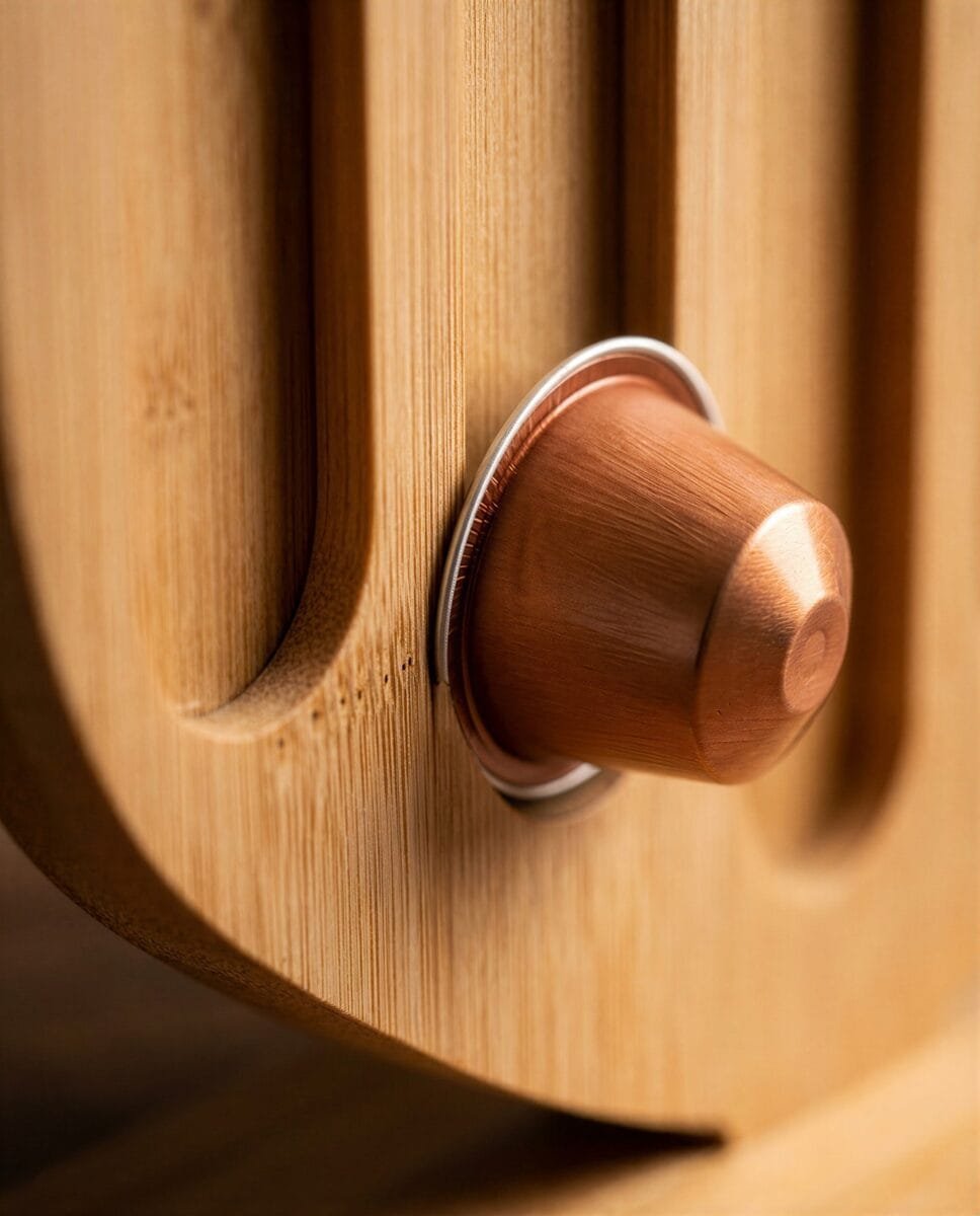 STOJAK NA KAPSUŁKI NESPRESSO ORGANIZER DO KAWY BAMBUSOWY 24 SZT, zdjęcie 3