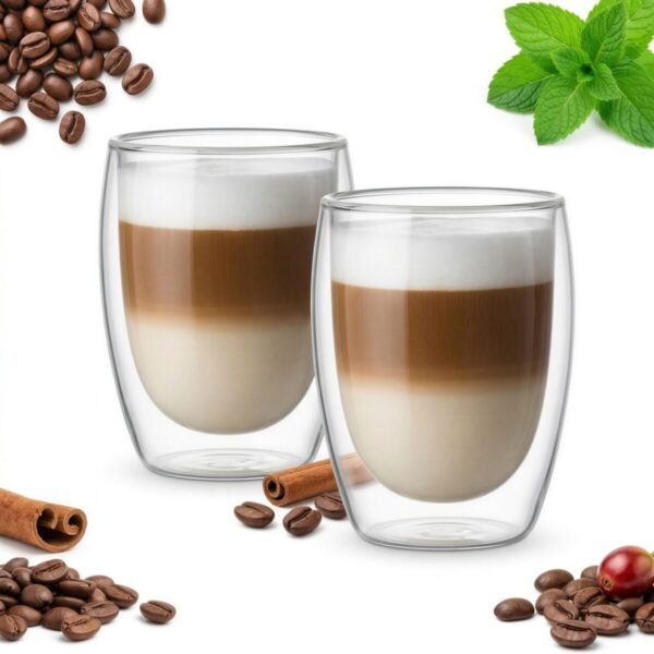SZKLANKI TERMICZNE DO KAWY HERBATY WODY SOKU 300 ML ZESTAW 2 sztuk
