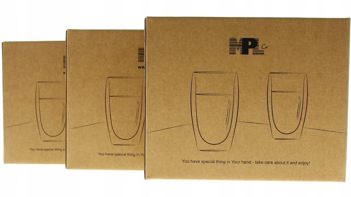 SZKLANKI TERMICZNE DO LATTE MACCHIATO 350ml 6 szt