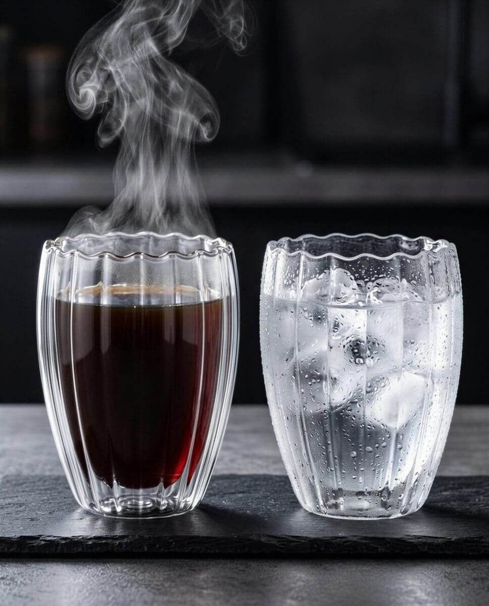 SZKLANKI TERMICZNE PODWÓJNE ŚCIANKI DO KAWY LATTE HERBATY ZESTAW 2sz 300 ML, zdjęcie 2