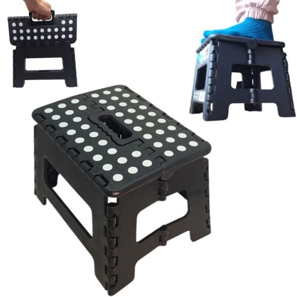 TABORET SKŁADANY STOŁEK WYTRZYMAŁY DO 100 kg. ROZKŁADANY PODEST KRZESEŁKO