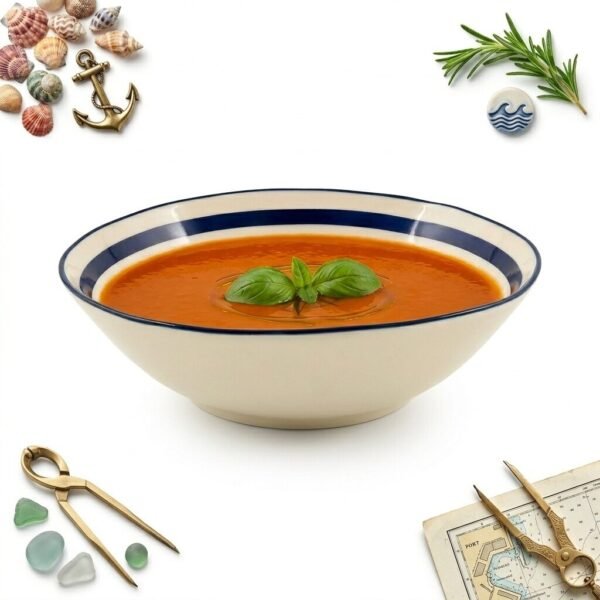 TALERZ GŁĘBOKI DO ZUPY MISKA 550 ML OBIADOWA CERAMICZNA SALATERKA 18 CM