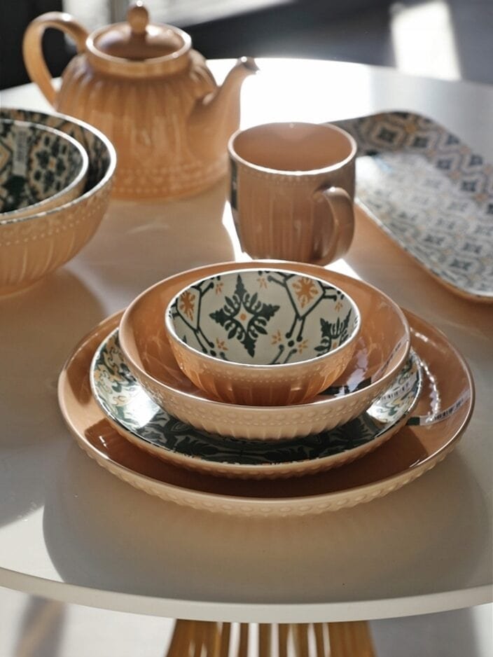 TALERZ GŁĘBOKI MISKA 18 cm OBIADOWA DO ZUPY ŚNIADANIOWA DO PŁATKÓW MOSAIQUE, zdjęcie 4