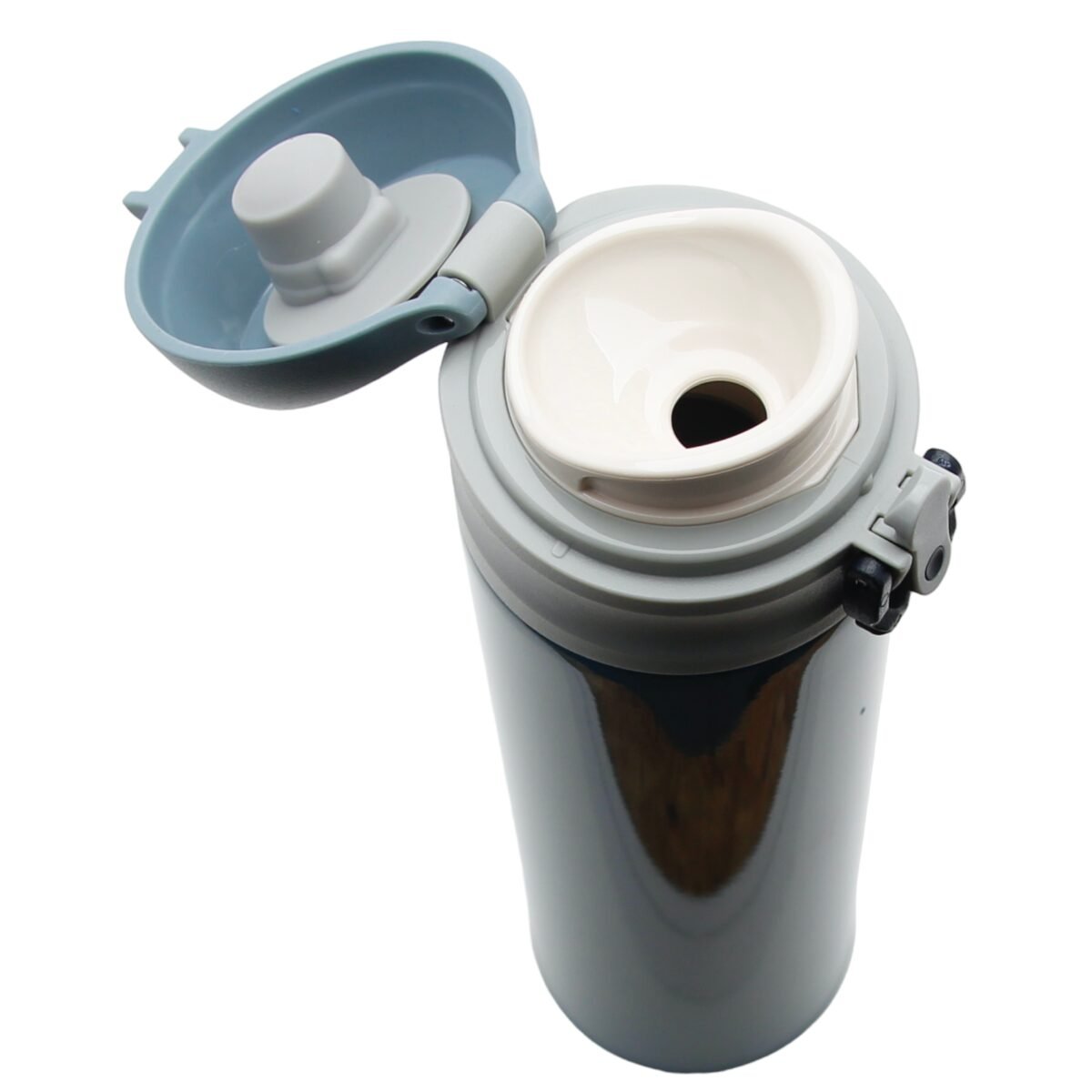 TERMOS KUBEK TERMICZNY PODRÓŻNY STALOWY 450 ml DO KAWY HERBATY WODY, zdjęcie 3