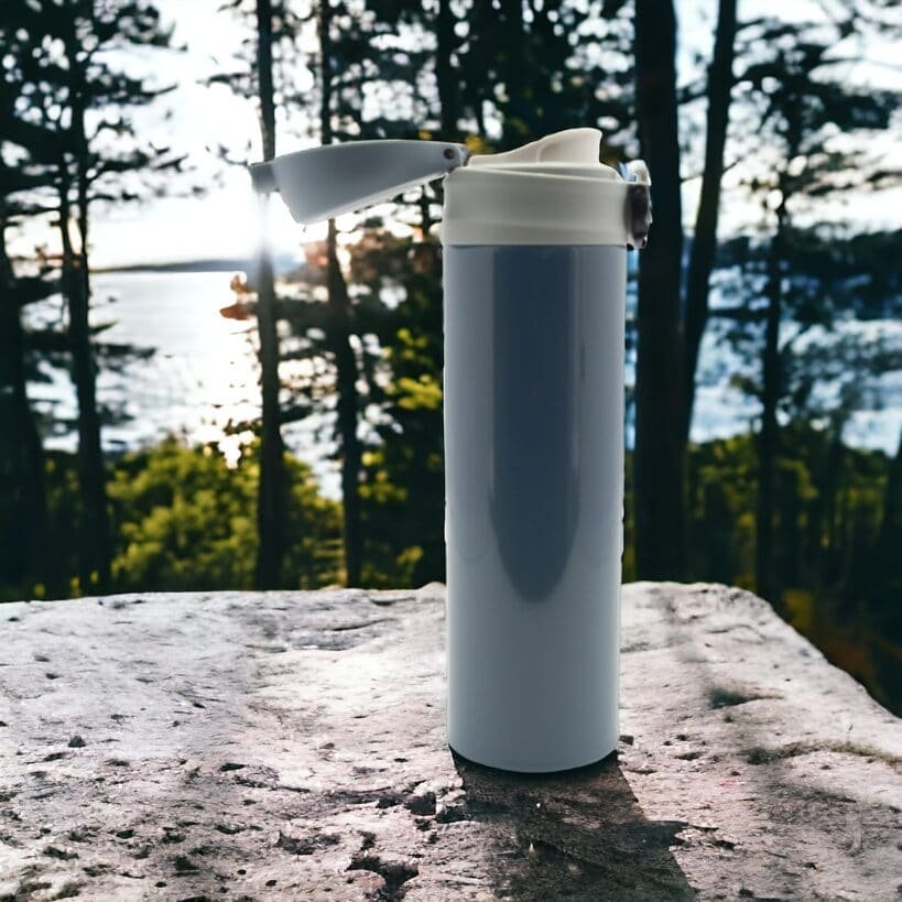 TERMOS KUBEK TERMICZNY PODRÓŻNY STALOWY 450 ml DO KAWY HERBATY WODY, zdjęcie 1