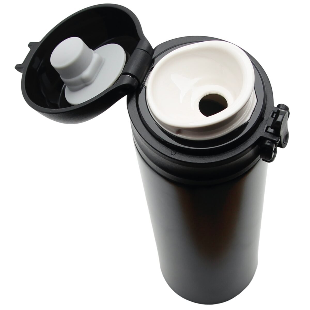 TERMOS KUBEK TERMICZNY PODRÓŻNY STALOWY 450 ml DO KAWY HERBATY WODY