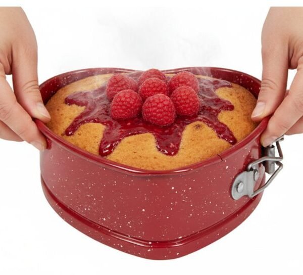 TORTOWNICA KSZTAŁT SERCE NA WALENTYNKI MAŁA BLACHA DO PIECZENIA CUKIERNIA MINI 12 cm