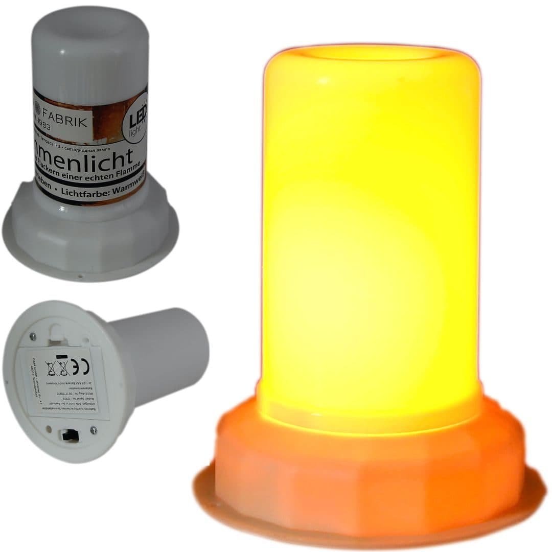 WKŁAD DO ZNICZA LED LAMPION LEDOWY EFEKT ŻYWEGO OGNIA TIMER 6H, zdjęcie 3