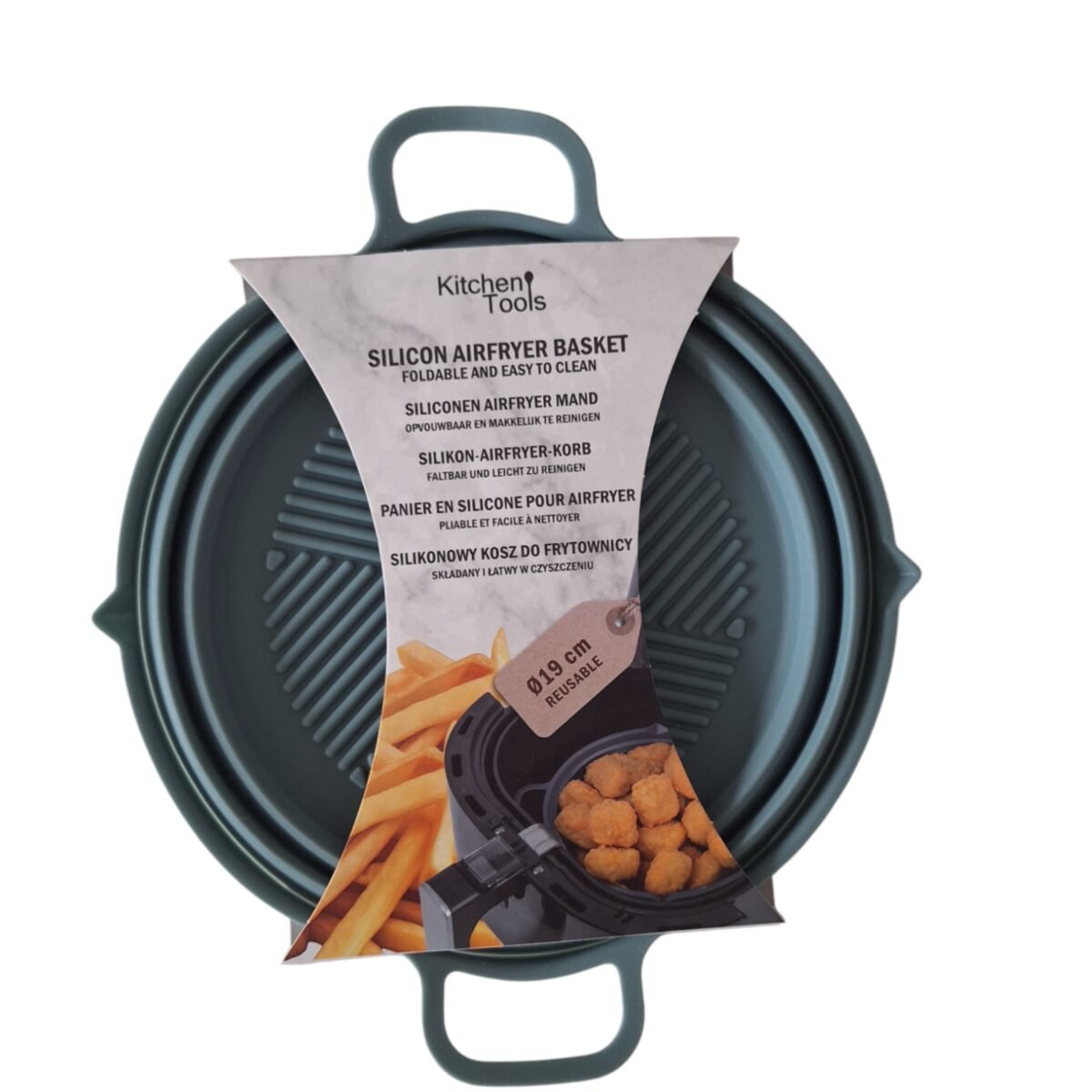 WKŁAD SILIKONOWY DO FRYTKOWNICY AIR FRYER BEZTŁUSZCZOWEJ FORMA DO PIECZENIA, zdjęcie 4